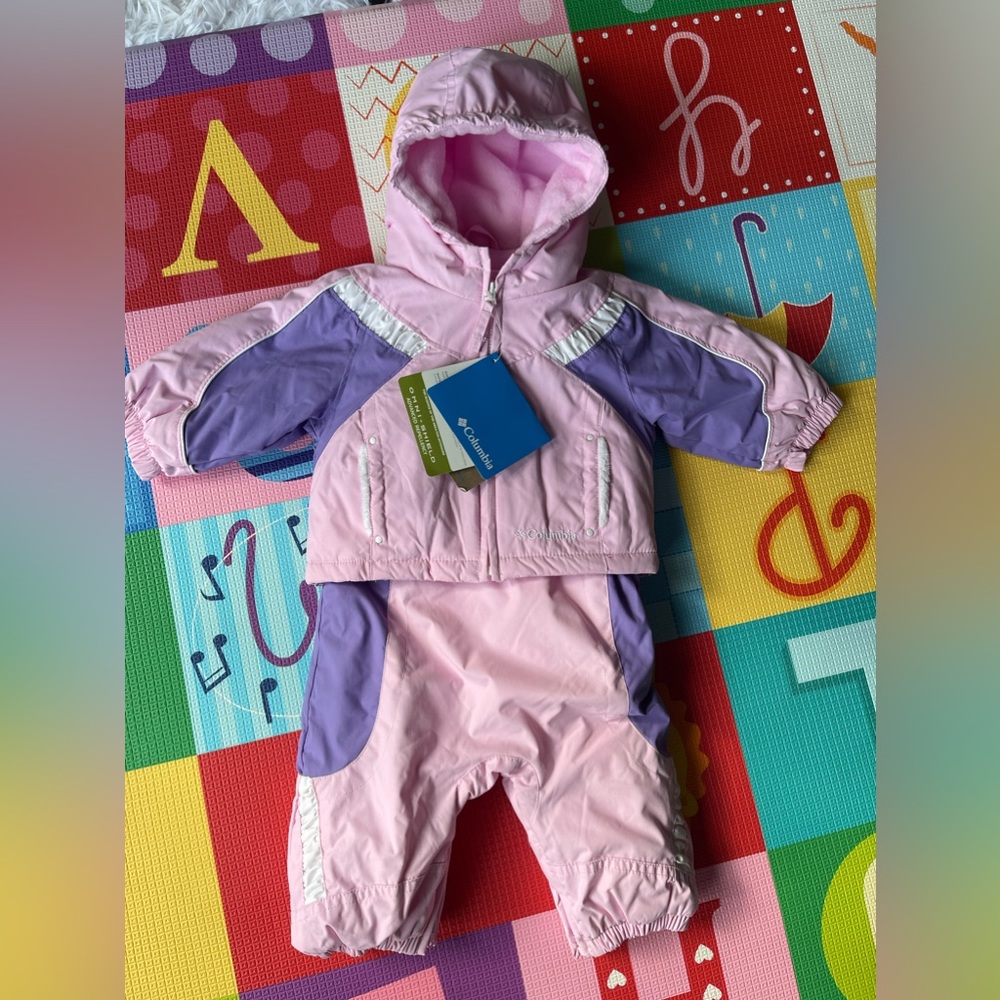 Columbia ski jacket pants set for 6 months